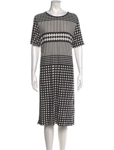 Pre-owned Tibi Printed Midi Length Dress In Multi