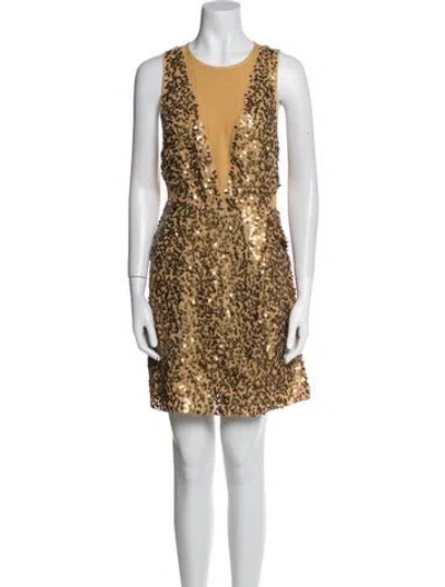 Pre-owned Tibi Printed Mini Dress