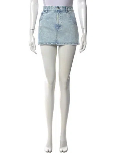 Pre-owned Tibi Printed Mini Skirt W/ Tags In Multicolor
