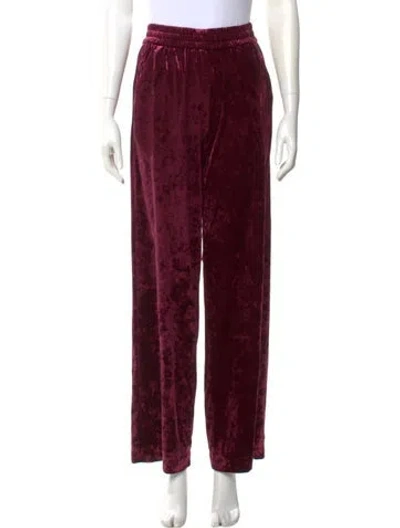 Pre-owned Tibi Printed Wide Leg Pants In Purple