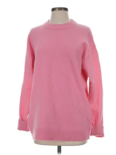 Pre-owned Tibi Pullover Sweater In Pink