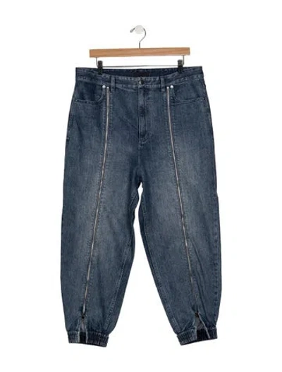 Pre-owned Tibi Relaxed Fit Jeans In Blue