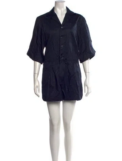 Pre-owned Tibi Romper In Blue