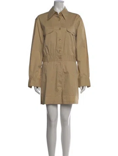 Pre-owned Tibi Romper In Brown