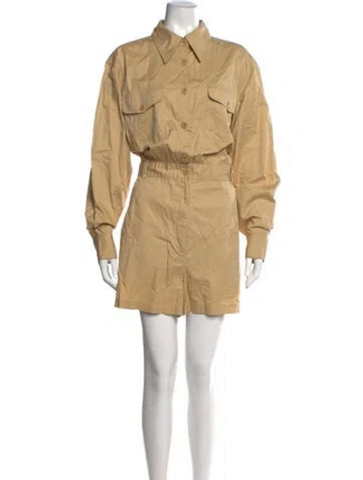 Pre-owned Tibi Romper In Neutrals