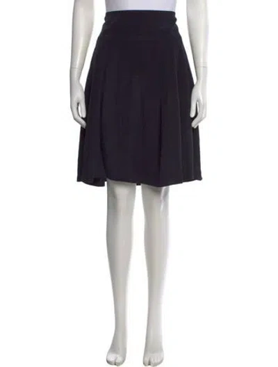 Pre-owned Tibi Ruffle Embellishment Mini Skirt In Black