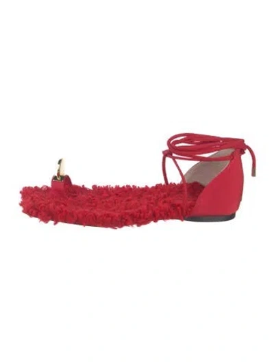 Pre-owned Tibi Sandals In Red