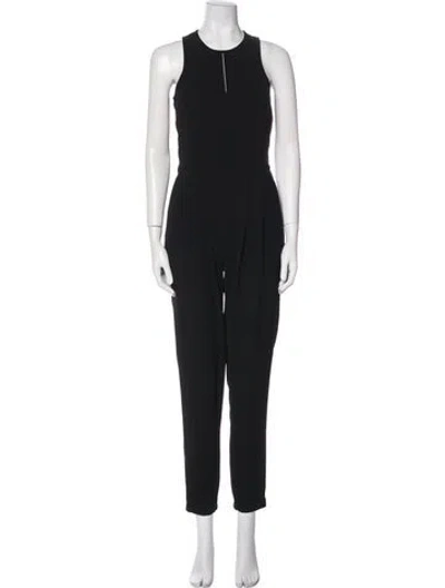 Pre-owned Tibi Scoop Neck Jumpsuit In Black