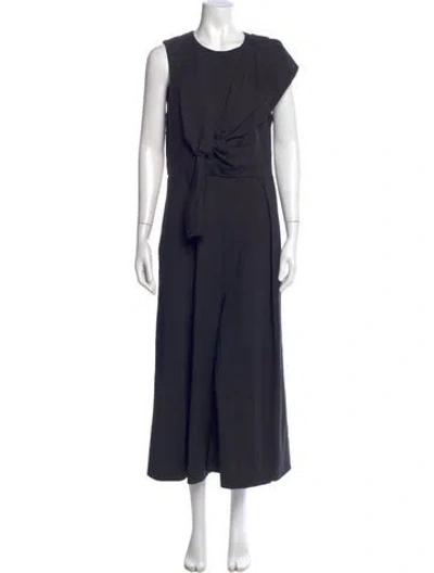 Pre-owned Tibi Scoop Neck Jumpsuit In Blue