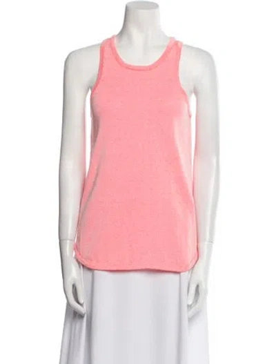 Pre-owned Tibi Scoop Neck Sleeveless Top In Pink