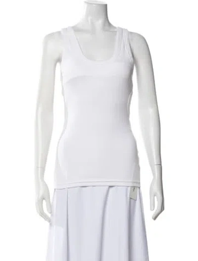 Pre-owned Tibi Scoop Neck Sleeveless Top W/ Tags In Blue/white