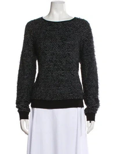 Pre-owned Tibi Scoop Neck Sweater In Gray