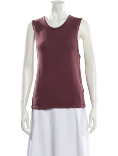 Pre-owned Tibi Scoop Neck Sweater In Pink