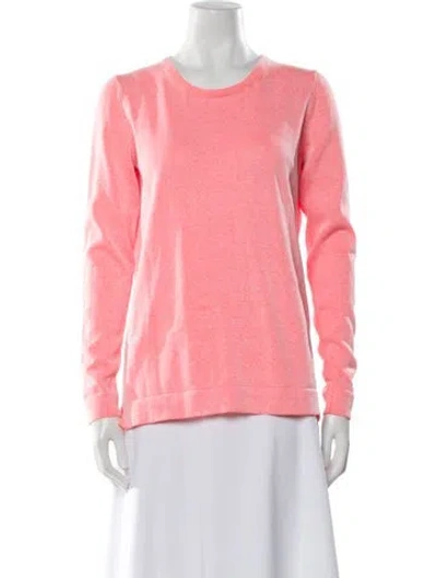Pre-owned Tibi Scoop Neck Sweater In Pink