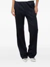 Tibi Active Knit Scottie Jogger Pants In Blue