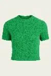 Tibi Serviette Baby T-shirt In Green In Green