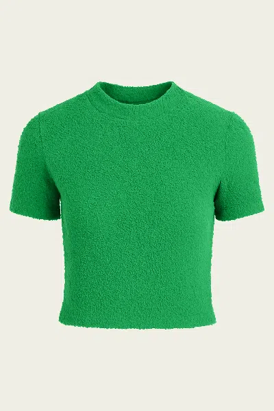 Tibi Serviette Baby T-shirt In Green