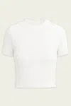 Tibi Serviette Baby T-shirt In White In White