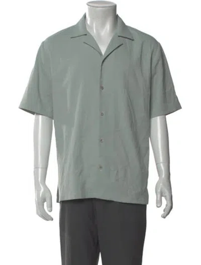 Pre-owned Tibi Short Sleeve Shirt In Green