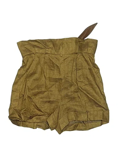 Pre-owned Tibi Shorts In Gold