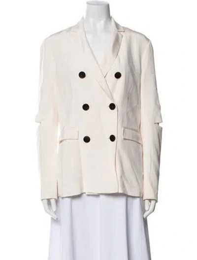Pre-owned Tibi Silk Blazer In Neutral
