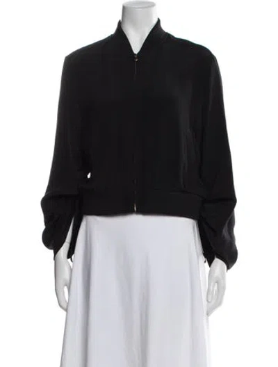 Pre-owned Tibi Silk Bomber Jacket In Multi