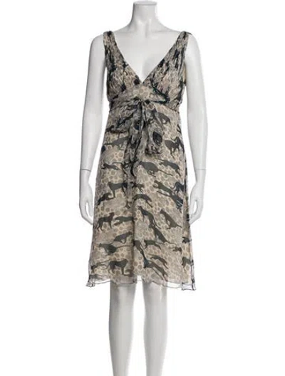 Pre-owned Tibi Silk Knee-length Dress