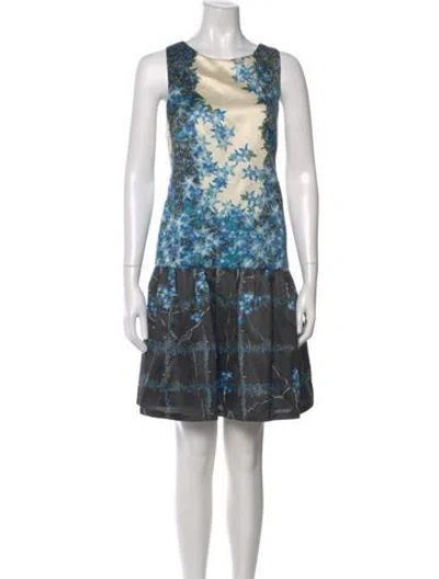 Pre-owned Tibi Silk Knee-length Dress In Multi
