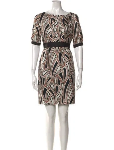 Pre-owned Tibi Silk Knee-length Dress In Multi
