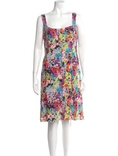Pre-owned Tibi Silk Knee-length Dress In Pink