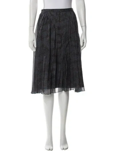 Pre-owned Tibi Silk Knee-length Skirt In Black
