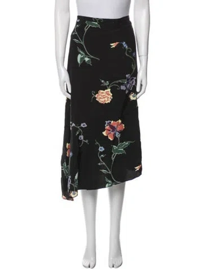 Pre-owned Tibi Silk Knee-length Skirt In Blue