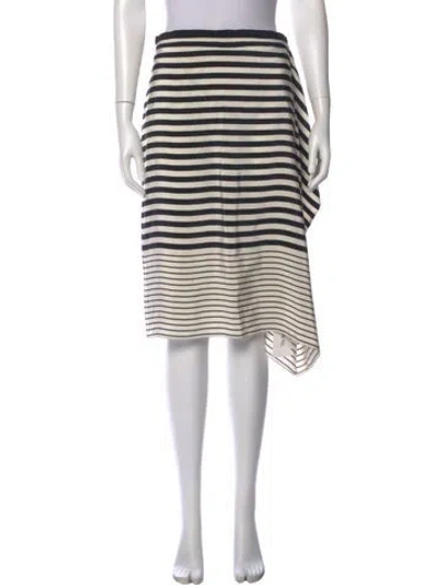 Pre-owned Tibi Silk Knee-length Skirt In Blue