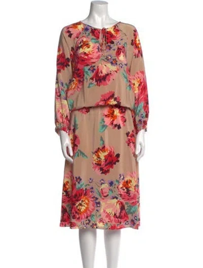 Pre-owned Tibi Silk Long Dress