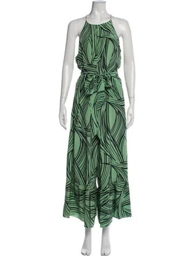 Pre-owned Tibi Silk Long Dress W/ Tags In Green