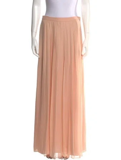 Pre-owned Tibi Silk Long Skirt In Pink