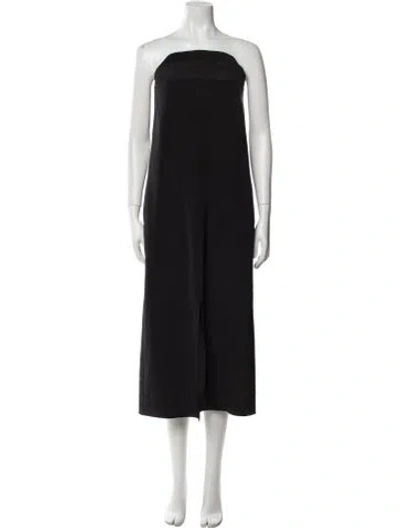 Pre-owned Tibi Silk Midi Length Dress In Black