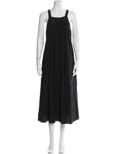 Pre-owned Tibi Silk Midi Length Dress In Black