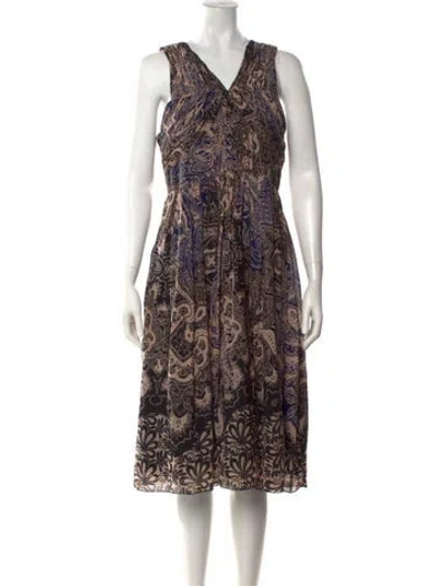 Pre-owned Tibi Silk Midi Length Dress In Pink
