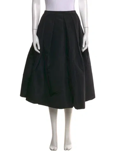 Pre-owned Tibi Silk Midi Length Skirt In Blue