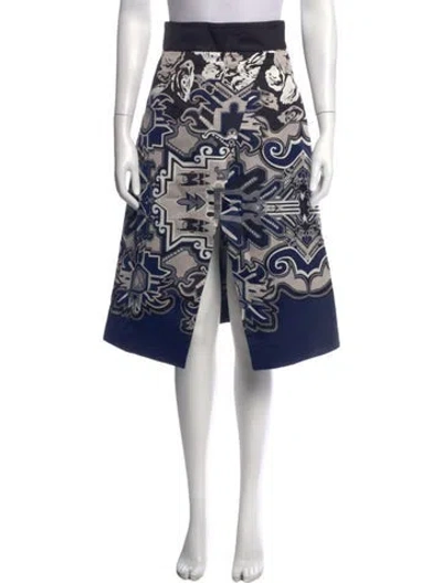 Pre-owned Tibi Silk Midi Length Skirt In Grey