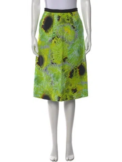 Pre-owned Tibi Silk Midi Length Skirt In Multi