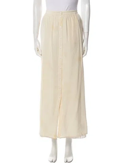 Pre-owned Tibi Silk Midi Length Skirt In Neutral