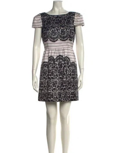 Pre-owned Tibi Silk Mini Dress In Black