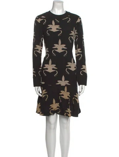 Pre-owned Tibi Silk Mini Dress In Black
