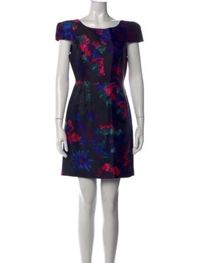 Pre-owned Tibi Silk Mini Dress In Black
