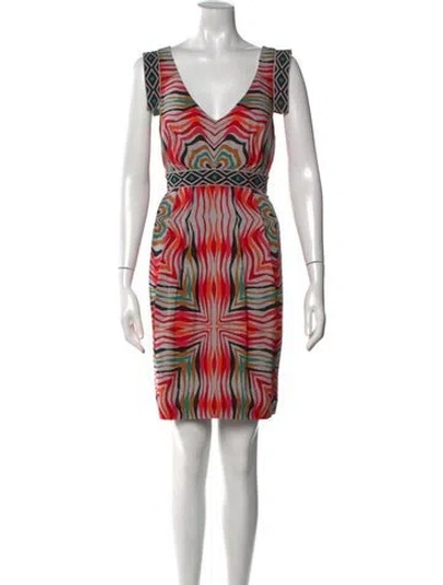 Pre-owned Tibi Silk Mini Dress In Gray