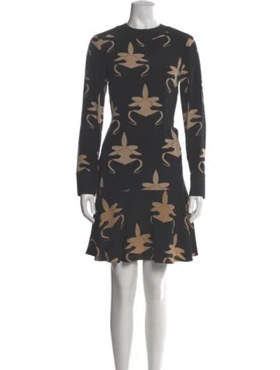 Pre-owned Tibi Silk Mini Dress In Gray