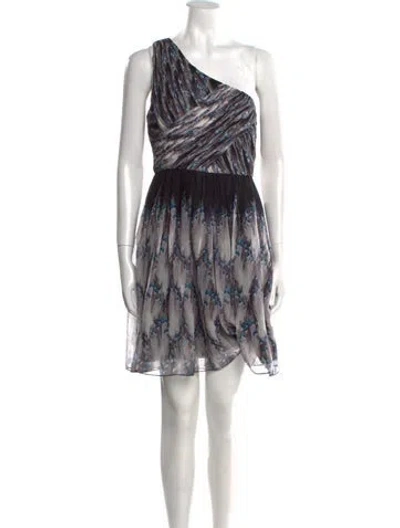 Pre-owned Tibi Silk Mini Dress In Multi