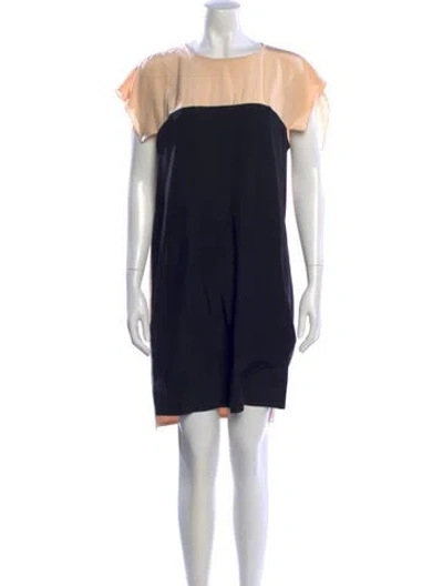 Pre-owned Tibi Silk Mini Dress In Multi